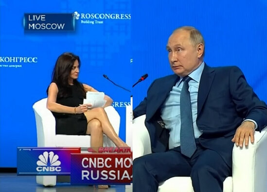 Putindən amerikalı jurnalistə ŞOK sözlər: Gözəl qadındır... - VİDEO