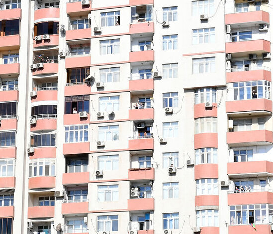 Sakinlər evlərindən İlham Əliyev və Mehriban Əliyevanı salamladılar - FOTO