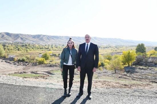 Prezident İlham Əliyev və Mehriban Əliyeva Qubadlı rayonuna səfər edib – CANLI YAYIM