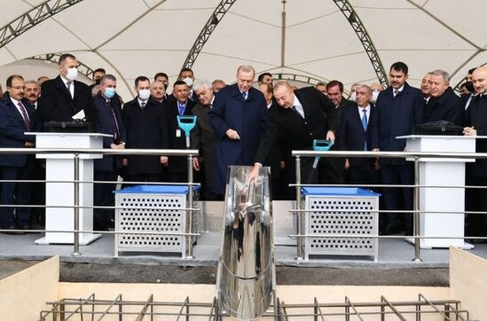 Prezidentlər Zəngəzur Dəhlizində yeni yolun təməlini qoydular - FOTO
