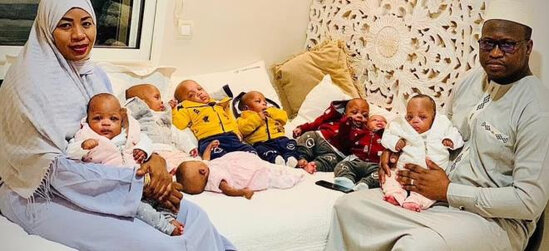 26 yaşlı qadın 9 uşaq dünyaya gətirdi - FOTO