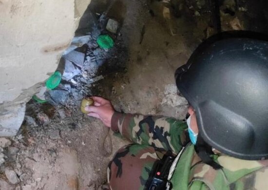 Bakıda qumbara tapıldı