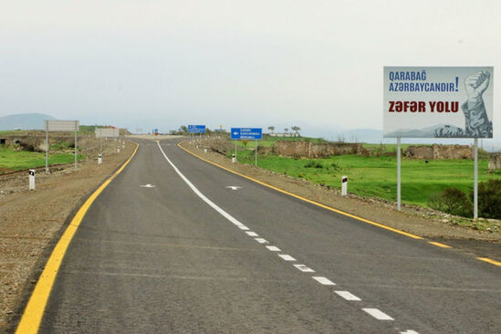 Füzulidə Zəfər yolunun açılışı oldu