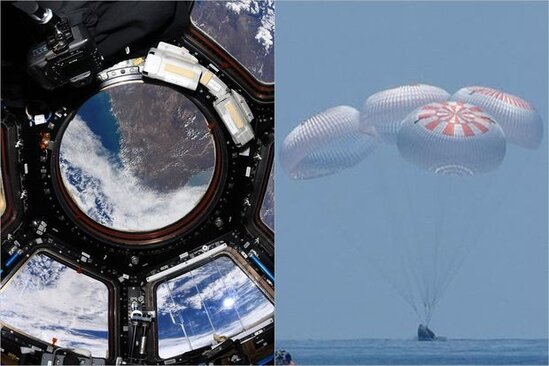 Altı aylıq missiyanı başa vuran astronavtlar Yerə qayıtdı - FOTO