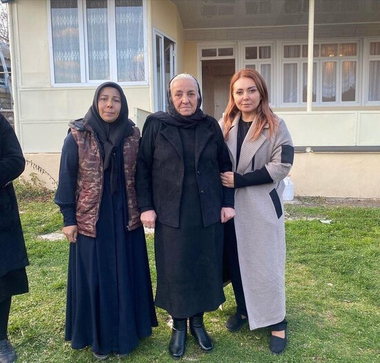 Polad Həşimovun Daşkəsəndəki evinə getdilər - FOTOLAR