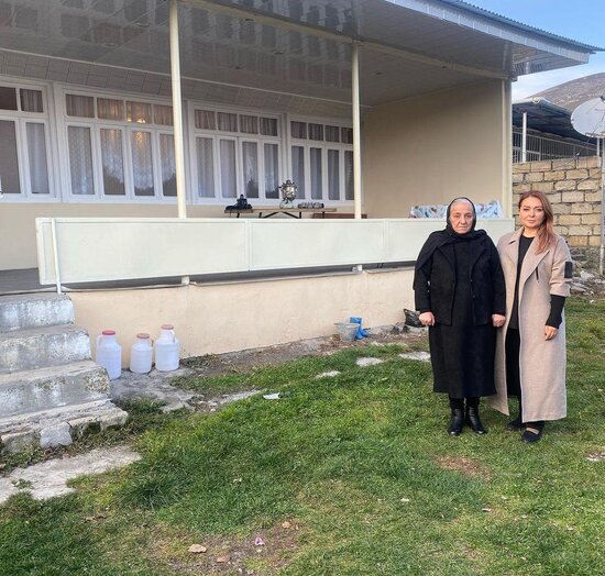 Polad Həşimovun Daşkəsəndəki evinə getdilər - FOTOLAR