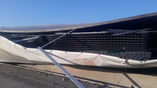 Tovuzda Türkiyə vətəndaşının idarə etdiyi TIR qəzaya düşdü - FOTO