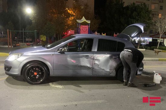 Abşeronda qadın sərxoş halda avtomobili qaçırıb qəza törətdi - FOTO