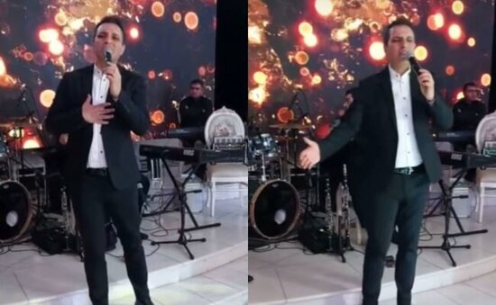 Rafet El Roman Bakıda toyda- Video