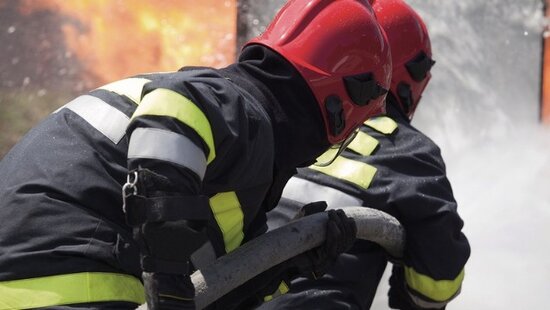 Bakıda yaşayış binasında yanğın oldu