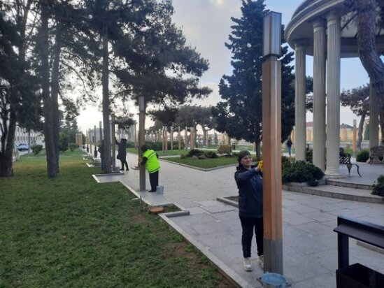 Xəzər rayonunda növbəti ümumrayon iməcliyi keçirilib - FOTOLAR