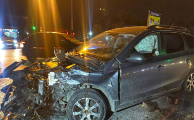 Bakıda ağır yol qəzası baş verib, xəsarət alanlar var - FOTO