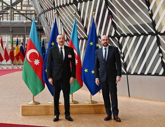 Brüsseldə İlham Əliyev ilə Şarl Mişel arasında görüş olub - YENİLƏNİB + FOTO