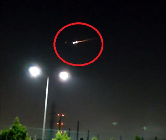 Bakıda hamının diqqətini çəkən "Yanan şar"ın nə olduğu bilindi - RƏSMİ AÇIQLAMA - VİDEO