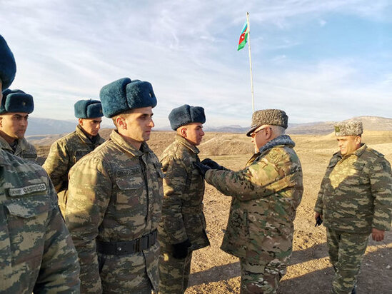 Hərbi Hava Qüvvələri komandanı işğaldan azad edilmiş ərazilərə getdi - FOTO