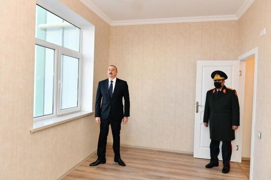 Bakıda Prezidentin iştirakı ilə şəhid ailələri və hərbçilər üçün mənzillər istifadəyə verildi - YENİLƏNİB+FOTO