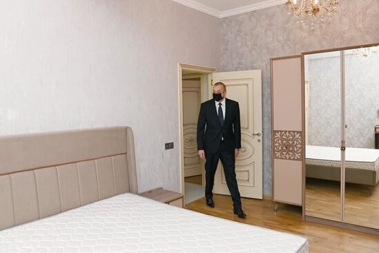 Bakıda Prezidentin iştirakı ilə şəhid ailələri və hərbçilər üçün mənzillər istifadəyə verildi - YENİLƏNİB+FOTO
