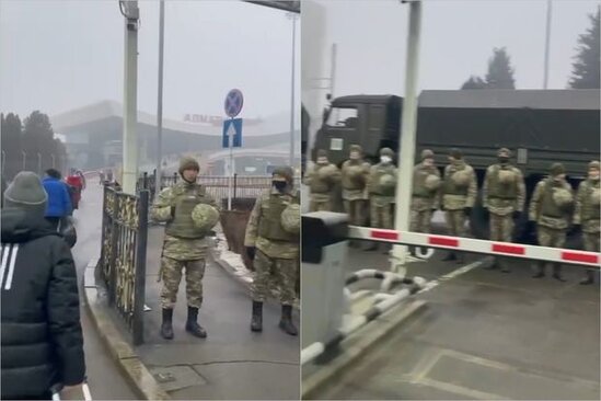 Almatı aeroportu mühasirəyə alındı - FOTO/VİDEO