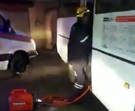 Bakıda 3 avtobus toqquşub, xəsarət alan var - VİDEO