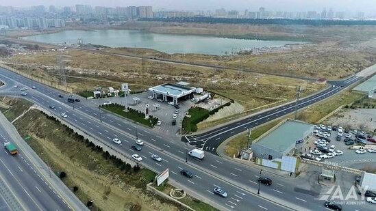 Bakıda göl qırağında yeni yol - FOTO/VİDEO