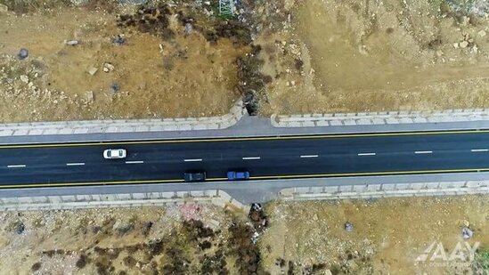 Bakıda göl qırağında yeni yol - FOTO/VİDEO