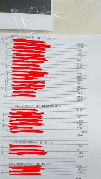 Universitetdən tələbələrin qalmaqallı siyahısı ilə bağlı AÇIQLAMA - YENİLƏNİB + FOTO