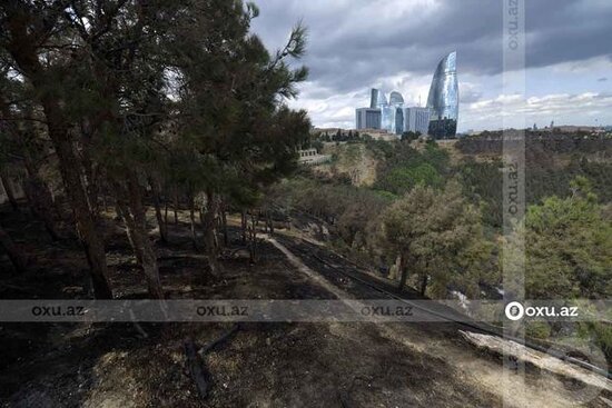 Bakıdakı yanğın söndürüldü - YENİLƏNİB
