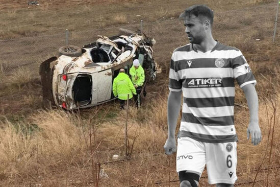 Türkiyəli futbolçunun öldüyü qəzanın görüntüləri - ANBAAN VİDEO + YENİLƏNİB