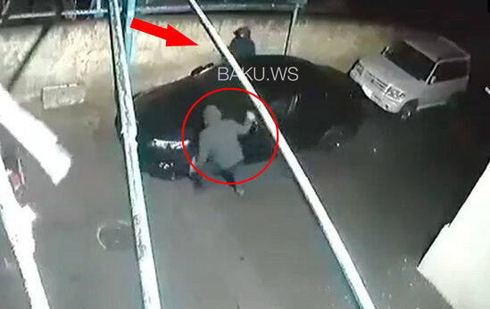 Bakıda gecə oğurluq hadisəsi ANBAAN KAMERALARA DÜŞDÜ
