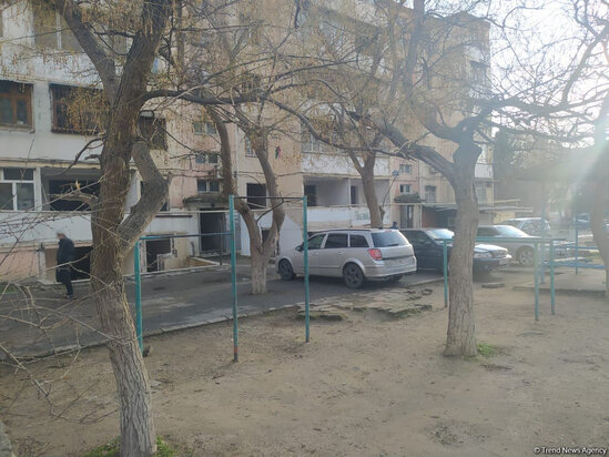 Bakının bu ünvanında binalar sökülür - FOTO