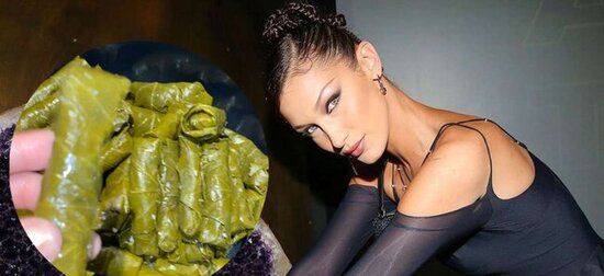 Dünyanın ən gözəl qadını Azərbaycan dolması hazırladı - FOTO/VİDEO