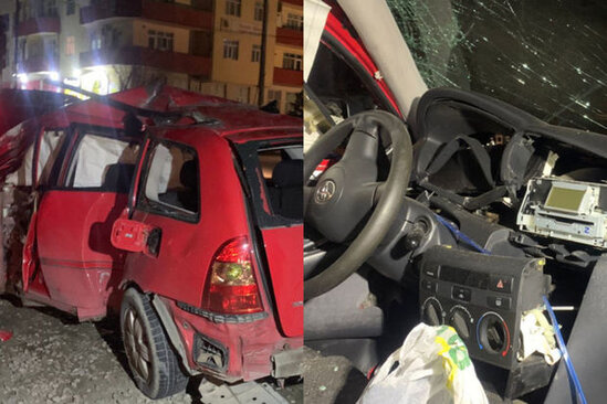 Azərbaycanda dəhşətli qəza: Polislər ağır xəsarət aldılar - FOTO/VİDEO