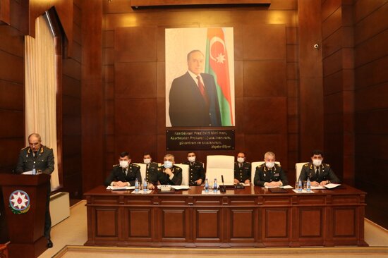 Hərbi Prokurorluqda kollegiya iclası keçirilib