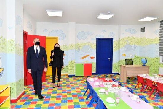 İlham Əliyev və Mehriban Əliyeva yeni kompleksin açılışında - YENİLƏNİB + FOTO/VİDEO