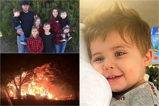 İki yaşlı uşaq ailəsini faciəli ölümdən xilas etdi - FOTO