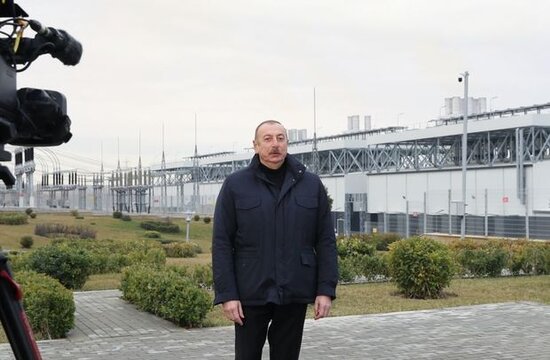 Prezident: "Nəhəng enerji obyektlərinin inşası bizim güclü imkanlarımızdan xəbər verir"