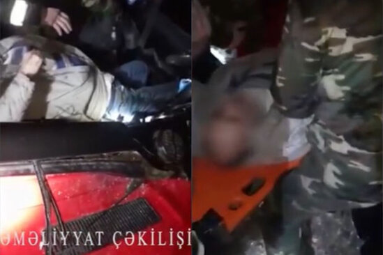 Şəkidə avtomobil ağaca çırpıldı: Sıxılı vəziyyətdə qalan sürücü xilas edildi - VİDEO