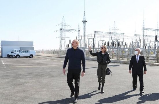 Prezident İlham Əliyev və Mehriban Əliyeva Ağdam rayonuna səfər ediblər - CANLI YAYIM