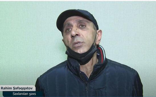 Bakıda keçmiş məhkum "Kalaşnikov"la saxlanıldı - VİDEO