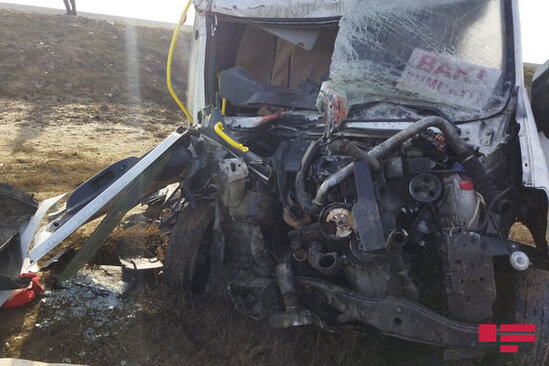 Salyanda bir nəfərin ölümü ilə nəticələnən qəzanın görüntüləri - YENİLƏNİB + FOTO/VİDEO