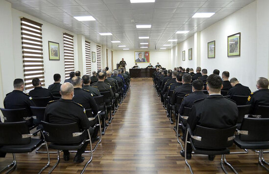 Kərim Vəliyev Hərbi Dəniz Qüvvələrində qəfil yoxlama keçirdi - FOTO/VİDEO