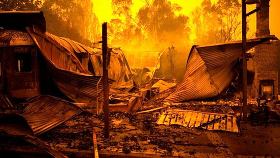 Ağdaşda DƏHŞƏTLİ YANĞIN - Qadın yanaraq öldü