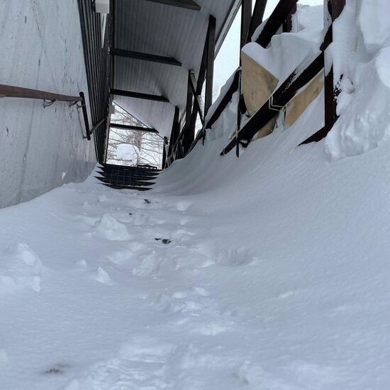 Güclü qar Yaponiyada həyatı iflic edib - FOTO