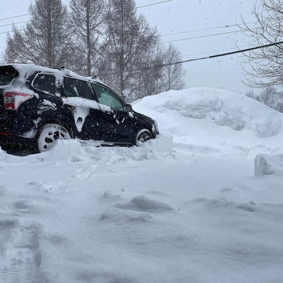 Güclü qar Yaponiyada həyatı iflic edib - FOTO