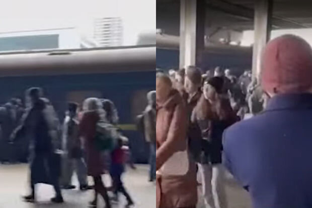 Kiyev vağzalında son vəziyyət – VİDEO