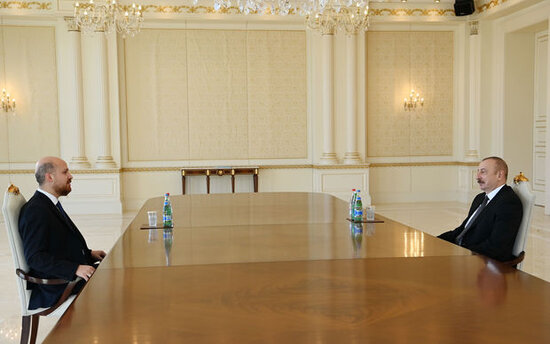 Prezident Bilal Ərdoğanı qəbul etdi - YENİLƏNİB