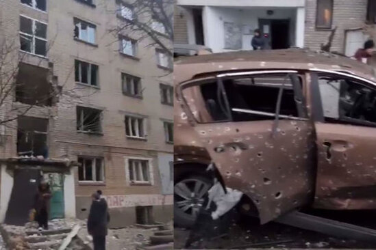 Azərbaycanlıların sıx yaşadığı məhəllə "Qrad" atəşinə tutuldu - YENİLƏNİB + VİDEO