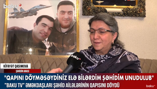 8 martda şəhid anaları ziyarət olundu: "Qapını döyməsəydiz elə bilərdim şəhidim unudulub" - VİDEO
