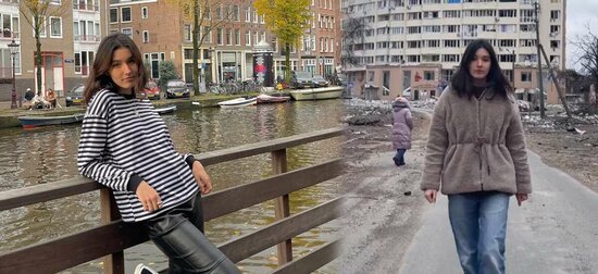 Qız müharibədə fenomen oldu - FOTO