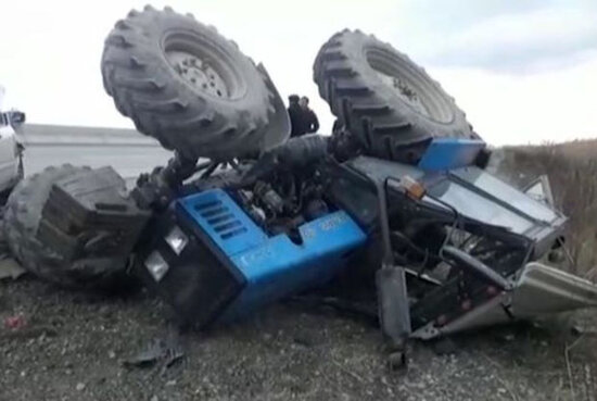Qubadlıda traktor aşıb: ÖLƏN VAR